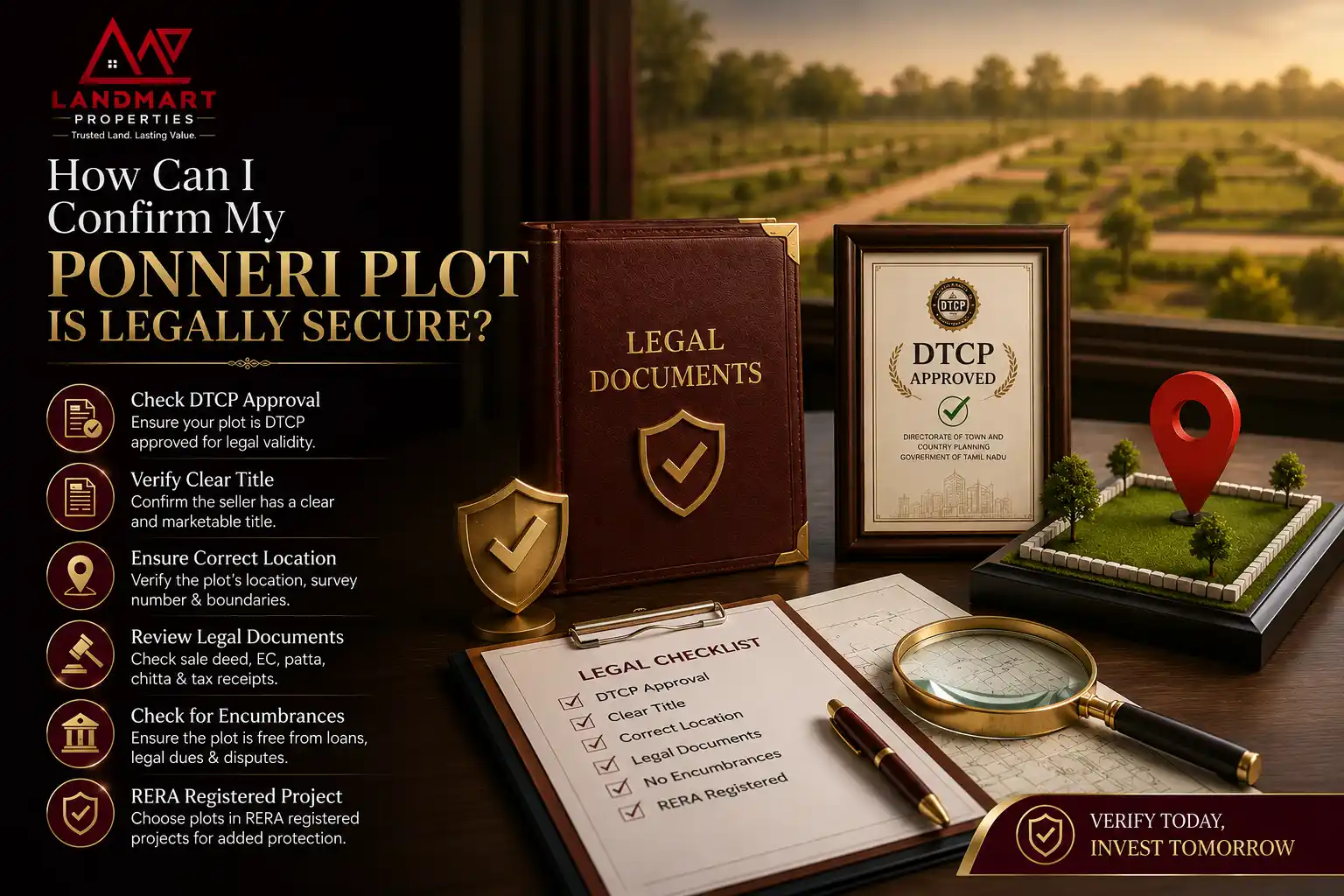 Confirm My Ponneri Plot Is Legally Secure